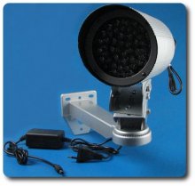 IR Scheinwerfer 30m 48 LEDs semidiskret IP66 60 Grad [s8023-60