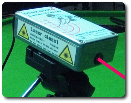 MAXaim4 Billard Lasertrainer Bild zum Schließen anclicken